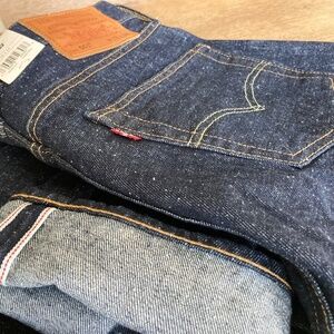 NWT Levis Selvedge Neppy Big E 501 - 29x34